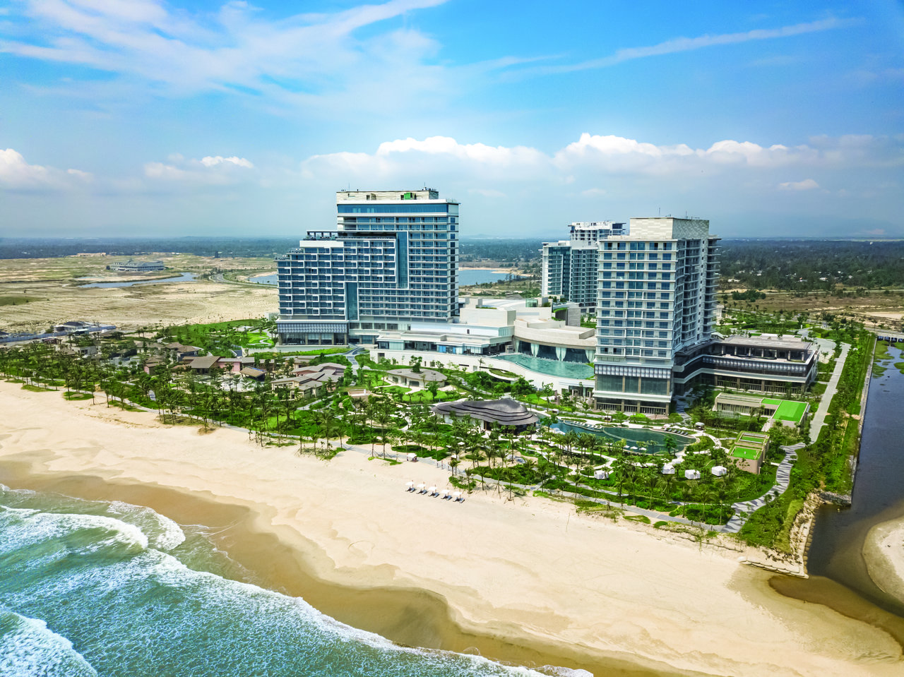New World Hoiana Beach Resort on the coast